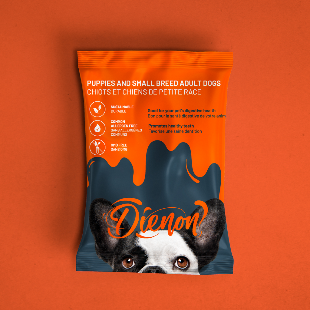 Sample of Dienon Dog Food for Puppies and Small Breeds